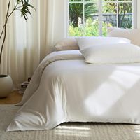 Parure de couette King Size en bambou 100% directement du fabricant, ensemble de housse de couette de luxe rafraîchissant