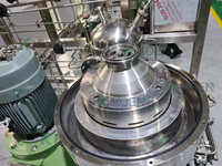 Centrifugeuse de séparation de bouillon de fermentation de bactéries de levure conforme à la norme GMP avec SIP CIP