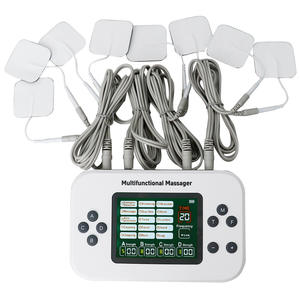 Profissional 4-Channel TENS Unidade Massageador Ajustável High-Low Freqüência para Body Muscle Pain Relief OEM Physical Therapy - Product Image 3