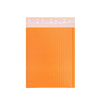 Film de protection en PE à bulles pour emballage de vêtements, imperméable, antichoc, épais, enveloppe en mousse express, sac de coursier en plastique orange personnalisé
