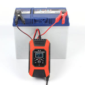 Foxsur chargeur de <span class=keywords><strong>batterie</strong></span> de réparation d'impulsion automatique à 7 étages 12V 7A chargeur de voiture de moto <span class=keywords><strong>batterie</strong></span> <span class=keywords><strong>plomb</strong></span>-acide mainteneur désulfateur - Product Image 2