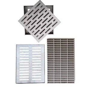 Rejilla de acero inoxidable 304 316 personalizada para aguas pluviales, cubierta invisible para alcantarillas en carreteras municipales - Product Image 2