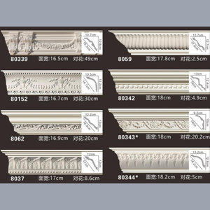 Moulure décorative sculptée en polyuréthane gaufré européen, série A161, légère et facile à installer, pour <span class=keywords><strong>cadre</strong></span> de miroir, de l'usine Source Factory - Product Image 1