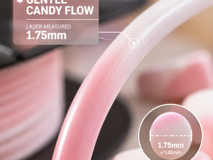 Filamento PLA Degradado de Color Caramelo OEM de 1.75mm y 1kg para Impresora 3D, Figuras con Transición de Color Pastel, Regalos para Bambu Lab Prusa - Product Image 2
