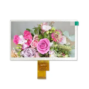 1000 high brightness LVDS 1024*600 lcd display touch screen 7 inch tft lcd panel module