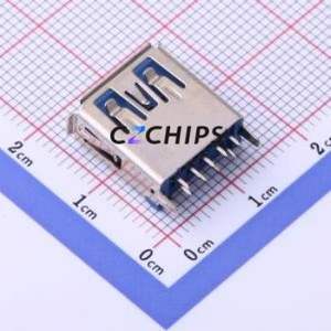 KH-3.0AF180ZJ-13.7JB USB Connector Through hole Component (THT) Connector Type-A USB 3.0 Female Through Hole - Product Image 2