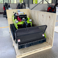 800mm 1000mm 1200mm industriel CE EPA moteur Diesel automoteur tout Terrain Agriculture caoutchouc télécommande Robot fléau