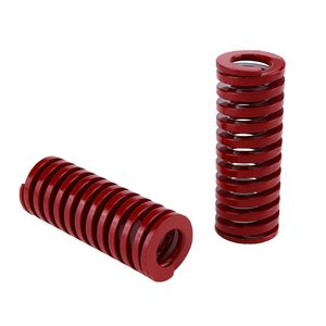 Hợp kim thép cuộn dây nén chết mùa xuân công nghiệp 4pcs 30mm ID 80mm mở rộng chiều dài tải trung bình 38% Max Nén Màu đỏ S - Product Image 6