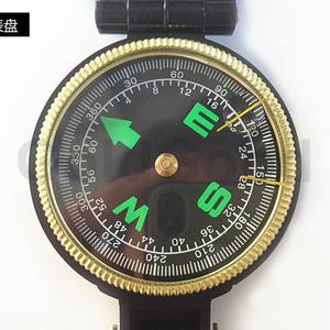 Jtznz 4 Boussole d'extérieur haute précision pour la randonnée, affichage du pointeur de navigation, boussole en plastique antichoc pour l'alpinisme - Product Image 3