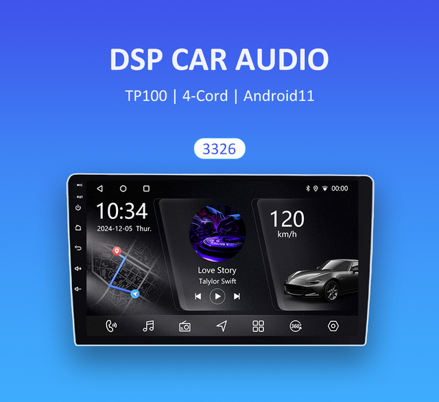 Lowest Price Android Head Unit 4G 64G Car Radio Ips  9 Inches Screen Universal Fit Carplay with Para Carro Gps Antenna