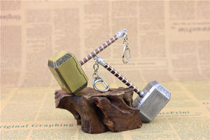 Marteau de Thor <span class=keywords><strong>Marvel</strong></span> <span class=keywords><strong>Avengers</strong></span>, qualité parfaite, marteau de Thor, porte-clés de 100 mm - Product Image 3