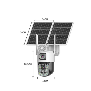 6MP 31200mAh <b>Solar</b> <b>Panel</b> Security PTZ Camera with Dual Lens 25W Outdoor Waterproof Night Vision Camera - Product Image 6