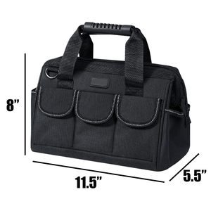 Sac à outils imperméable OEM haute capacité, 15-19 poches, organiseur d'outils portable, rangement, sangle d'épaule réglable, poignée rembourrée - Product Image 1