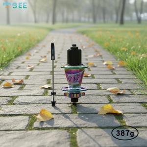 SeeMore Prêt à expédier <span class=keywords><strong>Moyeu</strong></span> <span class=keywords><strong>de</strong></span> vélo arrière en alliage d'aluminium à dégagement rapide 5 roulements 720 clics Frein à disque 12 griffes pour vélos 8-11 vitesses - Product Image 1