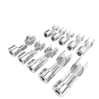 Clé combinée à fente OLS pour démontage de tuyau d'huile à extrémité ouverte, capteur d'oxygène, tuyau d'injection de carburant diesel, outil en chrome vanadium