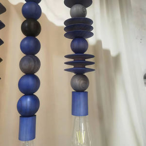 Di alta qualità moderna e minimalista sala da pranzo luce pendente moda camera da letto nera lampada a Led lunghi lampadari - Product Image 3