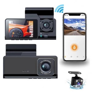 Monitor con Doppia Lente, DVR a <span class=keywords><strong>3</strong></span> Canali, Scatola Nera, DVR Auto 24H HD 1080P, Dash Cam Interna per Veicoli A7 con Telecamera Posteriore - Product Image 5