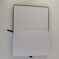 Carnet à spirales en cuir de luxe A5 personnalisé avec logo de fournisseur pour le bureau et l'école, 100 feuilles, cadeau
