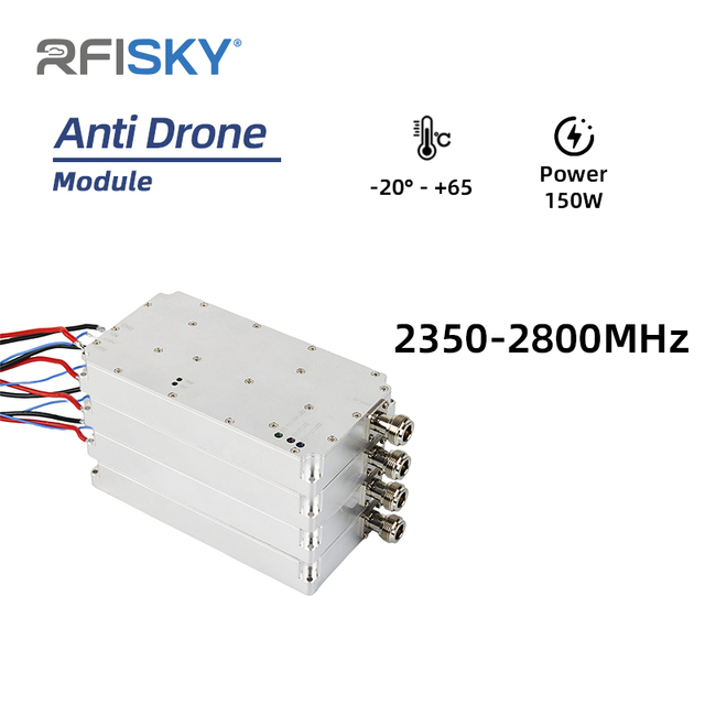 Hot Selling 2350-2800MHz Wide Band Frequency 150W-200W 28V Durable Drone Anti-drone DJI UAV FPV Signal Module