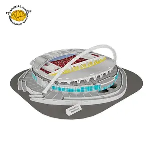 3D Foam Puzzle Kiến Trúc Nổi Tiếng Sân Vận Động Bóng Đá Mô Hình London Stadium Champions Final Game Stadium (Anh)