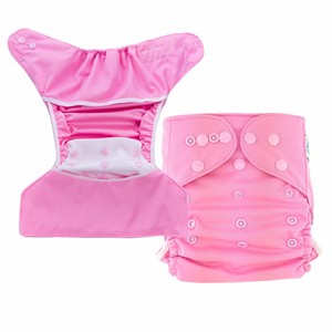 Ananbaby Couverture souple et <span class=keywords><strong>écologique</strong></span> de la couche pour bébé, <span class=keywords><strong>réutilisable</strong></span> et lavable, taille ajustable. - Product Image 2