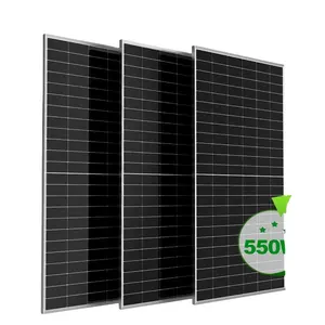 550w半切电池单PERC太阳能面板光伏制造商在中国面板欧盟光伏组件太阳能面板