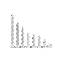304 vis autotaraudeuses en acier inoxydable tête résistante à la corrosion Phillips M12 UNC 20mm matériel vis à métaux Nylon aluminium