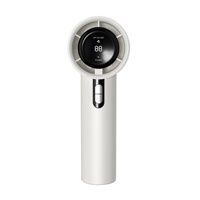 Nouveau ventilateur portable numérique 2026 avec écran, rechargeable par USB, haute vitesse, 100 niveaux de vitesse pour usage extérieur