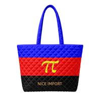 Sac fourre-tout matelassé arc-en-ciel non binair, grande capacité, pour ordinateur portable 14 pouces, fermeture éclair supérieure, idéal pour le travail, le quotidien, les voyages et la plage