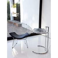 Chaise en fil métallique inclinable moderne Harry Bertoia en or en gros - Meubles de luxe légers pour la maison, le bureau et le salon