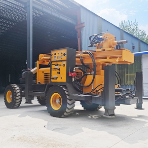 Plateforme de forage de puits d'eau hydraulique portable de type remorque, capacité de forage de 200 m - Product Image 3