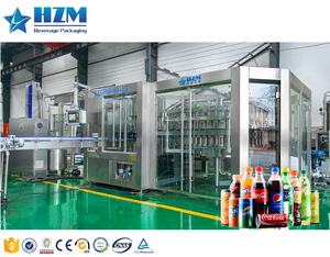 Fully Automatic 3 in 1 CSD <strong>Filling</strong> <strong>Mahcine</strong>/ PET Bottle Carbonated Drink <strong>Filling</strong> Machine - Product Image 2