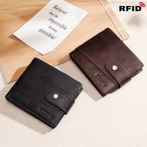 KAVIS <strong>Cardholder</strong> Real Leather Luxury <strong>Mens</strong> <strong>Wallet</strong> Bifold Slim <strong>Wallets</strong> for Man Vintage Cowhide <strong>Wallet</strong> <strong>Men</strong> - Product Image 6