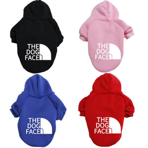 Vêtements pour chiens de luxe écologiques et mignons, style sportif, imprimé visage de chien de dessin animé, <span class=keywords><strong>pull</strong></span> à capuche pour animaux de compagnie, style <span class=keywords><strong>North</strong></span> <span class=keywords><strong>Face</strong></span>, pour le printemps - Product Image 6