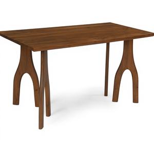Mesa de Comedor Moderna de Madera Maciza de 6 a 8 Plazas, Granos Naturales Ricos, Acabado Artesanal de Larga Duración, Uso en Hoteles y Apartamentos de Lujo - Product Image 1