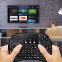 2,4g i8 Mini teclado i8 Air Fly mouse, retroiluminado, inglés, ruso, español, control remoto para Android TV box