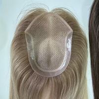 Perruques et Toppers en Cheveux Humains Vierges à Base de Soie pour Femmes, Styles Ondulés et Bouclés, pour Femmes Blanches, Sur Mesure - Fournisseur Alibaba Populaire