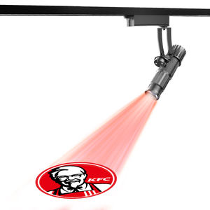 Проектор Track <span class=keywords><strong>Gobo</strong></span>, 25 Вт, индивидуальный рисунок для рекламы, черный цвет, Yufan, логотип в стиле Track, проекторы <span class=keywords><strong>Gobo</strong></span> - Product Image 1