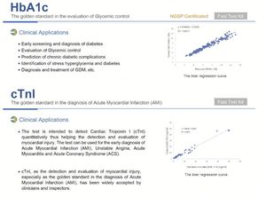 Bluttest-Laborausrüstung CTnI / <span class=keywords><strong>HbA1c</strong></span> / D-Dimer / T3 T4 / TSH/ BNP GP Getein 1100 Hormon-Analysator Trockener POCT-Analysator - Product Image 6
