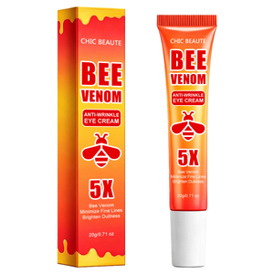 CHIC BEAUTE Crème Contour des <span class=keywords><strong>Yeux</strong></span> <span class=keywords><strong>Anti</strong></span>-rides au Venin d'Abeille – Atténue les Ridules, Soulage le Teint Terne – <span class=keywords><strong>Soin</strong></span> <span class=keywords><strong>Efficace</strong></span> pour les <span class=keywords><strong>Yeux</strong></span> 20g – Crème <span class=keywords><strong>Anti</strong></span>-âge pour les <span class=keywords><strong>Yeux</strong></span> - Product Image 1