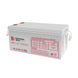 Battery solar inverter battery 12V 100Ah 200Ah 250Ah 300Ah VRLA rubber arm deep cycle lead-acid battery UPS
