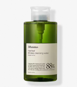 Agua micelar limpiadora profunda Jmsolution Heartleaf 88 de 500 ml, hecha en Corea, suave y calmante, desmaquillante facial, para ojos y labios. - Product Image 6