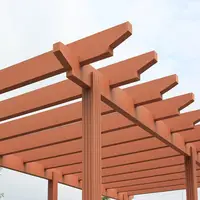 Senbao wpc 현대 pergola 나무 pergola 전망대 louvered 지붕 pergola 키트 저렴한 야외 전망대