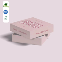Boîte d'abonnement personnalisée recyclable en carton ondulé avec logo pour fournisseur en gros de marques éco-responsables