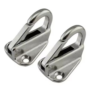 Acero inoxidable 316 Marine <span class=keywords><strong>Fender</strong></span> Spring Hook Fending Hook Boat Hardware - Product Image 1