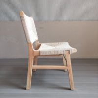 Chaises de salle à manger en bois, siège sans accoudoirs renforcé, cadre de jambe épaissi, design européen, stable, amovible pour café, restaurant, maison