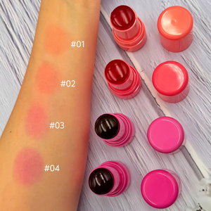 Veganer Schwarzer Wangen-Rouge-Stift Balsam Private Label Make-<span class=keywords><strong>up</strong></span> Farbwechselnder Tint Jelly Blush Stick - Product Image 1