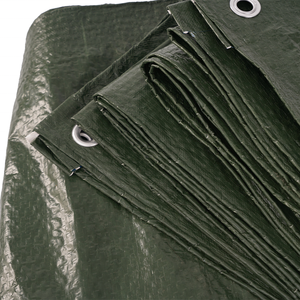 Triệu nhựa PE 4x5 bạt 200gsm tấm cho xe chống cháy màu xanh lá cây PE bạt - Product Image 4