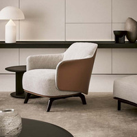 Canapé moderne monoplace design Chaise de luxe pour la maison Bureau Chambre à coucher Salon Salle à manger-Mobilier de maison à siège unique