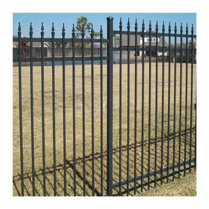 6ft x 8ft tuyau en acier tige haut clôturant la clôture de jardin de <span class=keywords><strong>piscine</strong></span> en acier enduit de poudre - Product Image 6